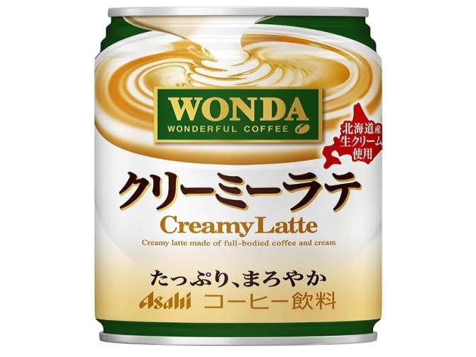 アサヒ ワンダクリーミーラテ缶