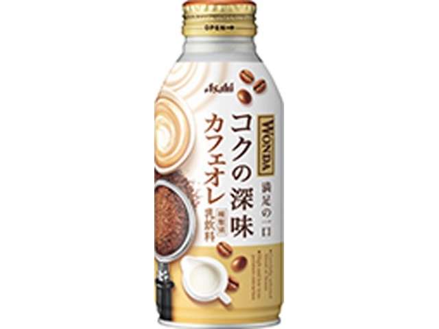 WONDA Deep Taste Café au Lait 370g Bottle Can