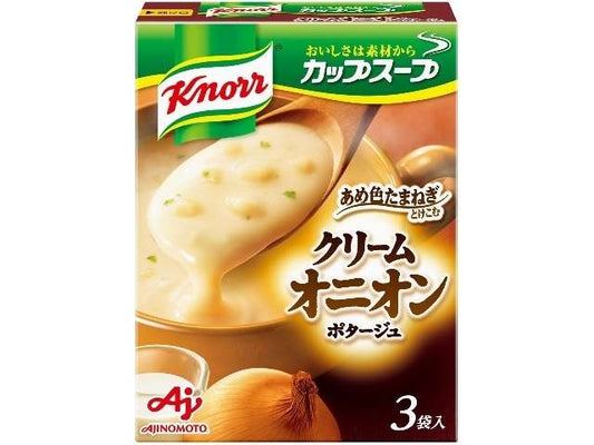 Knorr Cup Soup Cream Onion Potage 3 Packets 54.3g