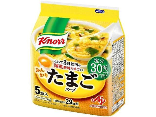 Knorr Fluffy Egg Soup 30% Less Salt 5 Servings 33g
