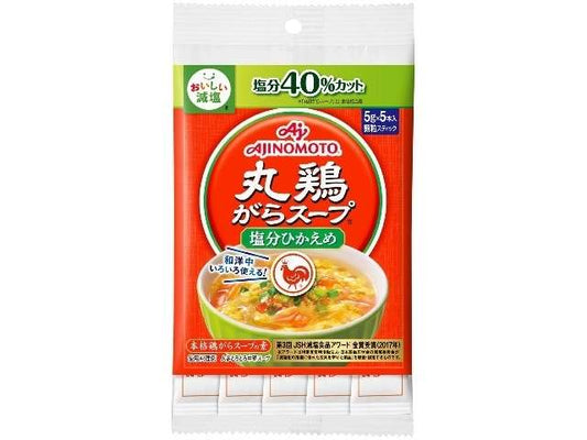 Marudori Gara Soup 40% Less Salt 5 Sticks 25g