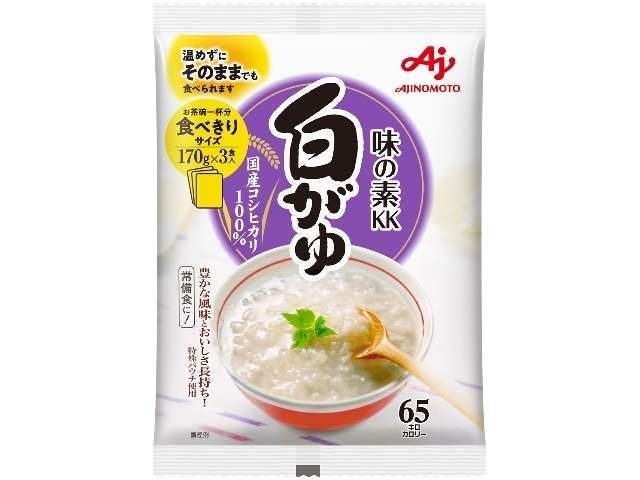 Ajinomoto KK Plain Rice Porridge 3-Pack 510g
