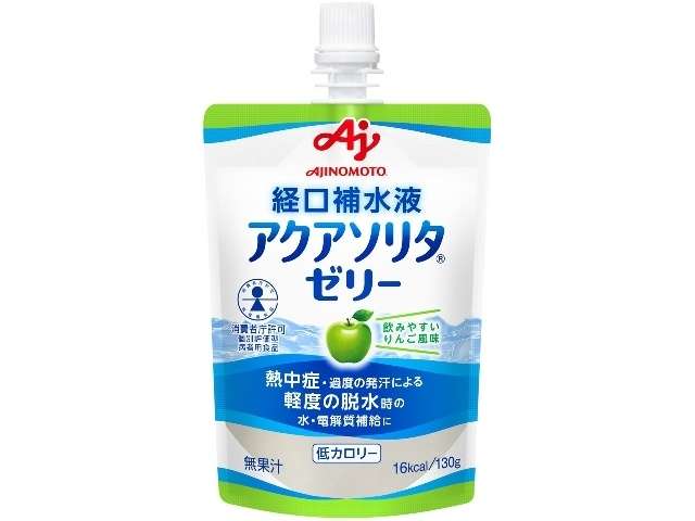 Aqua Solita Oral Rehydration Jelly, Apple Flavor 130g