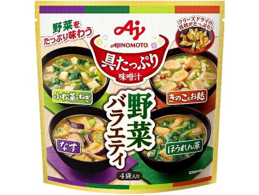 味の素 具たっぷり味噌汁野菜４袋