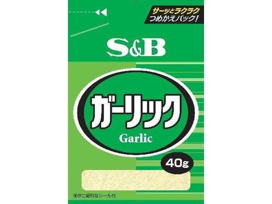 S&B Garlic Granules Refill Pack 40g
