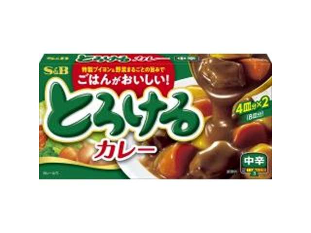 S&B Torokeru Curry Medium Hot 144g