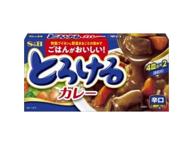 S&B Torokeru Curry Hot 144g