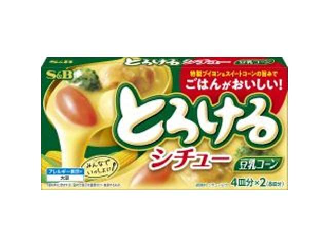 S&B Torokeru Soy Milk Corn Stew Roux 140g