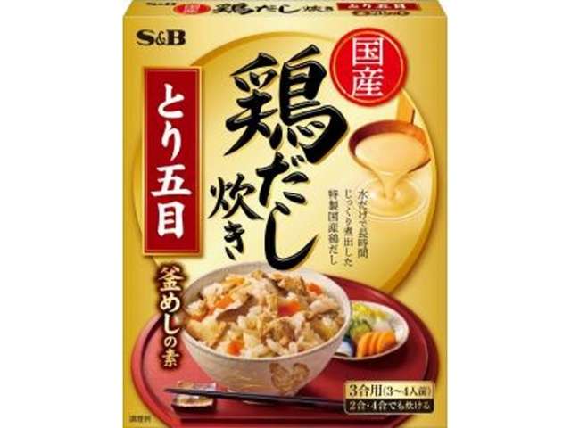 S&B Chicken Stock Gomoku Kamameshi Mix 200g