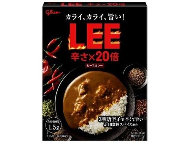Glico Beef Curry LEE Spiciness ×20, 180g