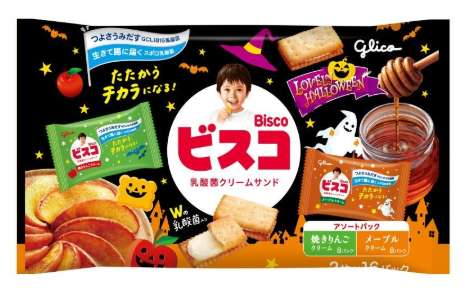 グリコ ラブリＨＷビスコ焼林檎＆