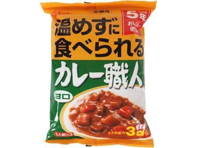 Glico Jobiyo Curry Shokunin Mild, 170g × 3 Packs