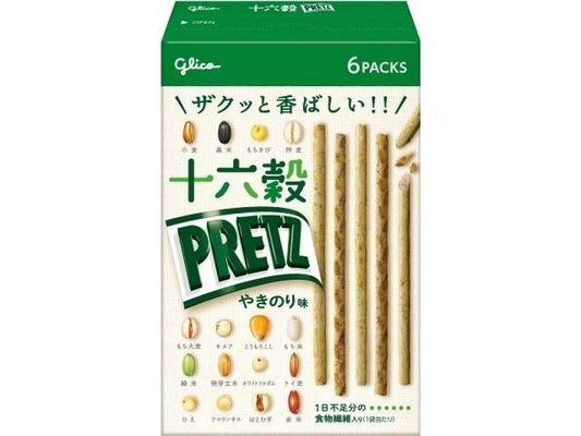 16-Grain Pretz Roasted Nori 60g (6 Packs)