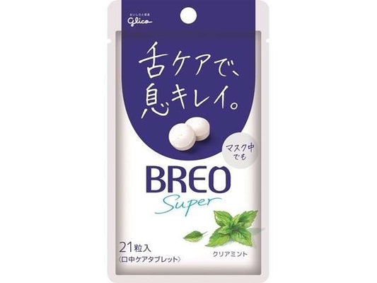 BREO SUPER Clear Mint Tablets 17g