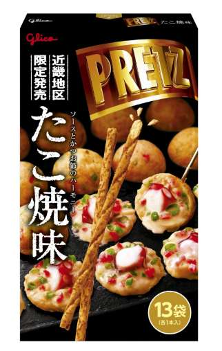 Glico Giant PRETZ Takoyaki Flavor 13 Bags