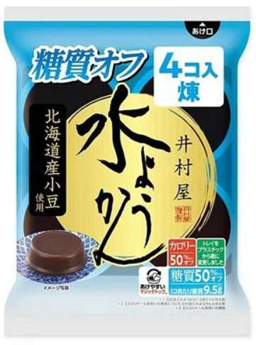 Imuraya Pouch Reduced-Carbohydrate Mizu Yokan 240g (60g × 4)
