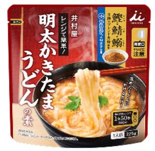 井村屋　レンジ明太かきたまうどん
