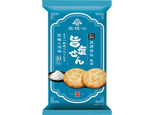 Iwatsuka Uma-Shio Sen Salt Rice Crackers, 10 Pieces