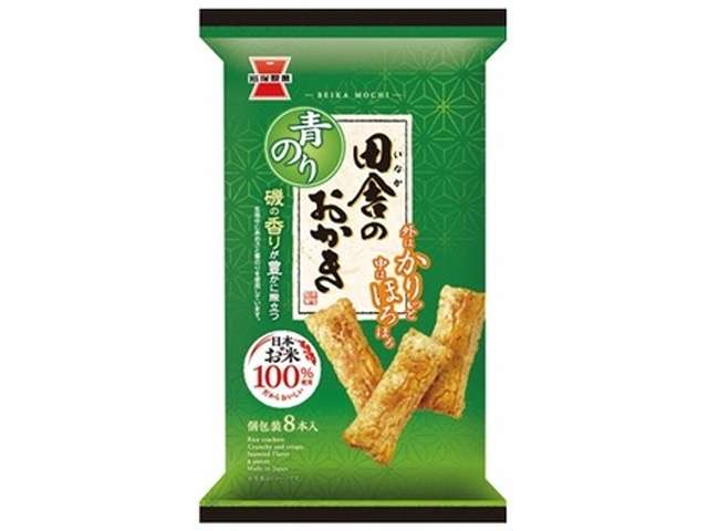 Iwatsuka Inakano Okaki, Aonori Flavor, 8 Pieces
