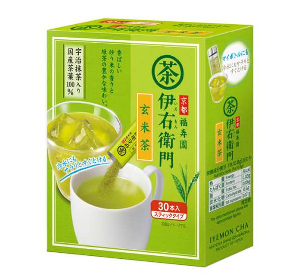 IYEMON Instant Genmaicha Sticks 0.8g × 30