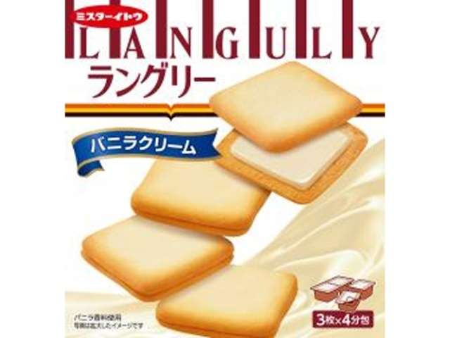 Mr.Ito Languly Vanilla Cream 12 Cookies