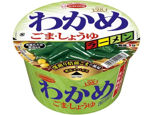 エース わかめラーメン ごま・しょうゆ