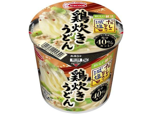 エース だしの旨みで減塩 鶏炊きうどん