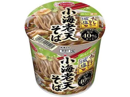 エース だしの旨みで減塩小海老天そば