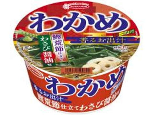 エース わかめラーメン鰹荒節仕立てわさび醤油味