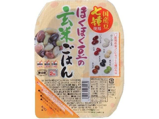 越後 ほくほく豆の玄米ごはん
