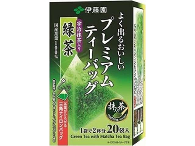 伊藤園 よく出るプレミアムＴＢ抹茶入り緑茶 ２０袋