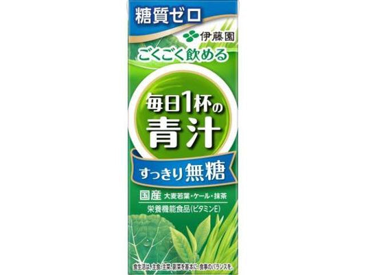 ITO EN Mainichi Ippai no Aojiru Refreshing Unsweetened 200ml