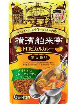 Ebara Yokohama Hakuraitei Tropical Curry Flakes 180g
