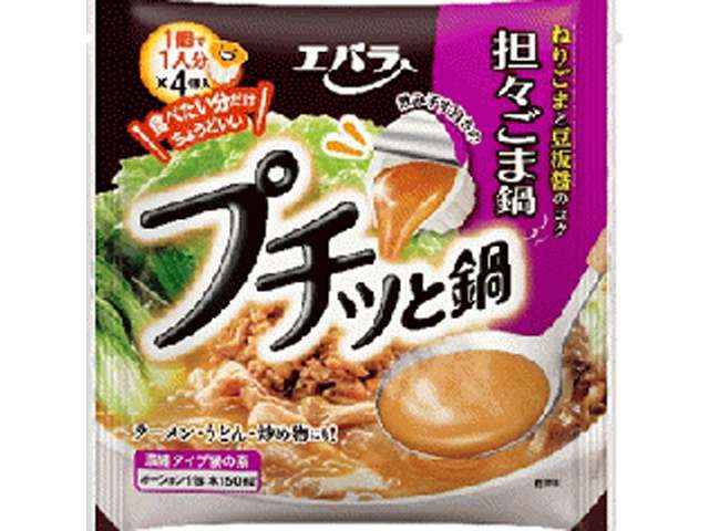 Ebara Puchitto Nabe Tantan Sesame Nabe 160g (40g×4)