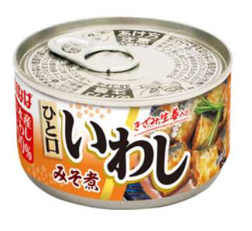 いなば　いわしみそ煮缶