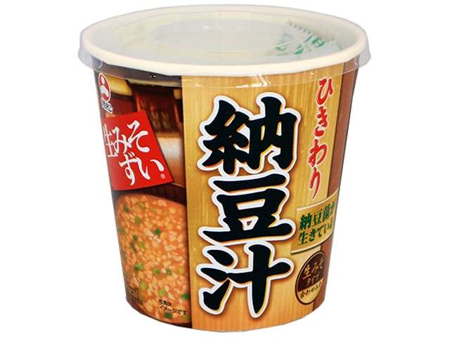 Namamisozui Ground Natto Miso Soup, in a Cup (15.5g)