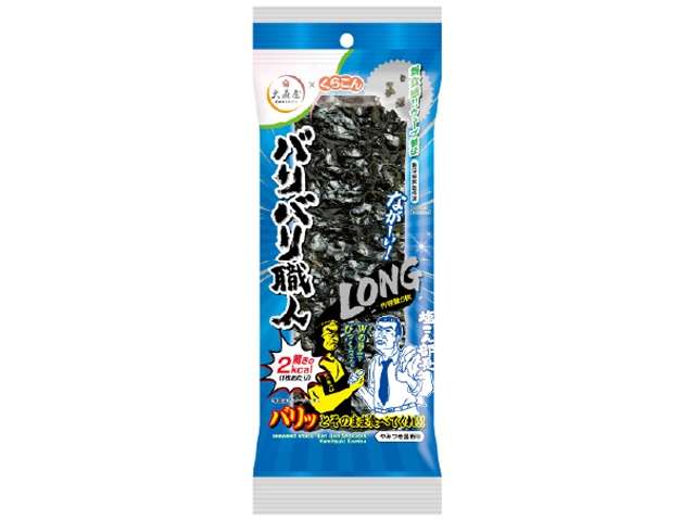 Ohmoriya Baribari Shokunin LONG Yamitsuki Kombu Flavor, 5 Sheets