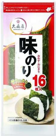 大森屋　おかずおにぎり味のり３切