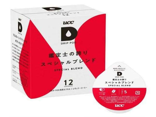 UCC DRIP POD Coffee Appraiser's Pride Special Blend 7.5g × 12 Capsules