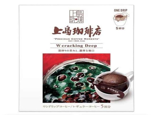 UCC Ueshima Coffee House One-Drip W cracking Deep 11g × 5
