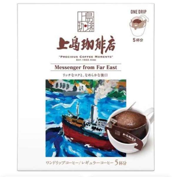 UCC Ueshima Coffee House One-Drip Messenger from Far East 12g × 5
