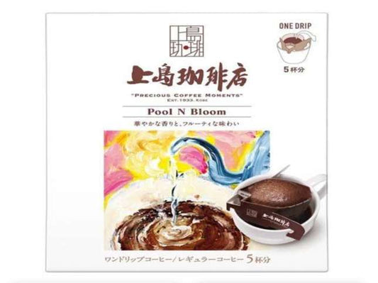 UCC Ueshima Coffee House One-Drip Pool N Bloom 12g × 5