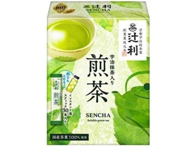 TSUJIRI Instant Sencha with Uji Matcha 1g × 30 Sticks