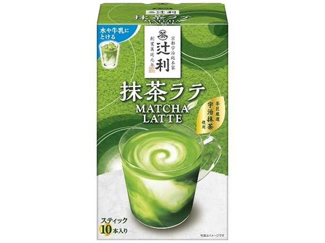 辻利 抹茶ラテ１０Ｐ