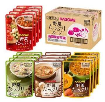 KAGOME Vegetable-Rich Soup Gift SO-50 160g × 16 Pouches