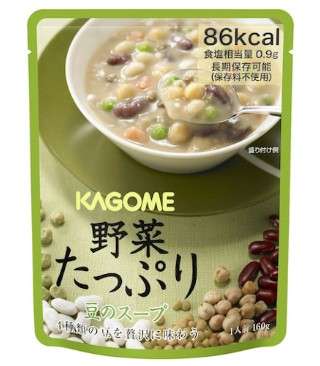 カゴメ　野菜たっぷり豆のスープ