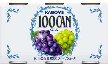 カゴメ　１００ＣＡＮグレープ６缶