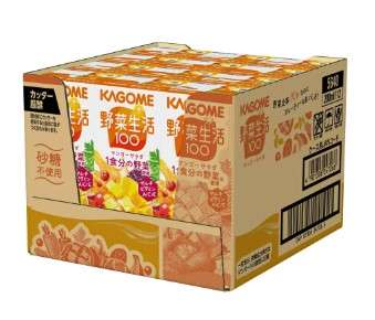KAGOME YASAI SEIKATSU 100 Mango Salad 200ml × 12