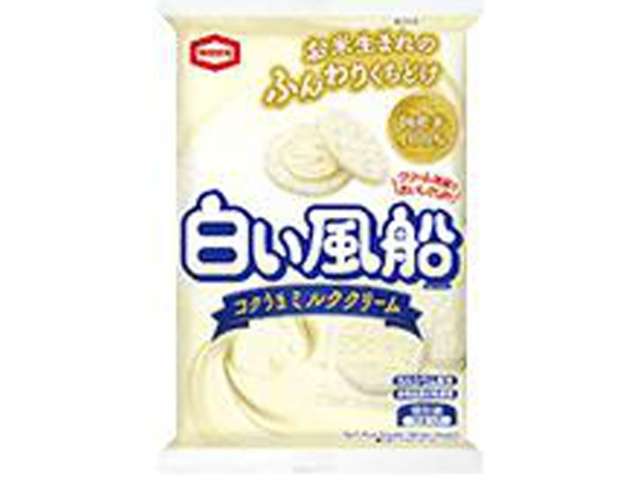 亀田 白い風船コクうまミルククリ