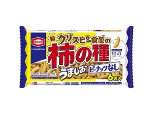 亀田 柿の種ピーなしうましお６袋